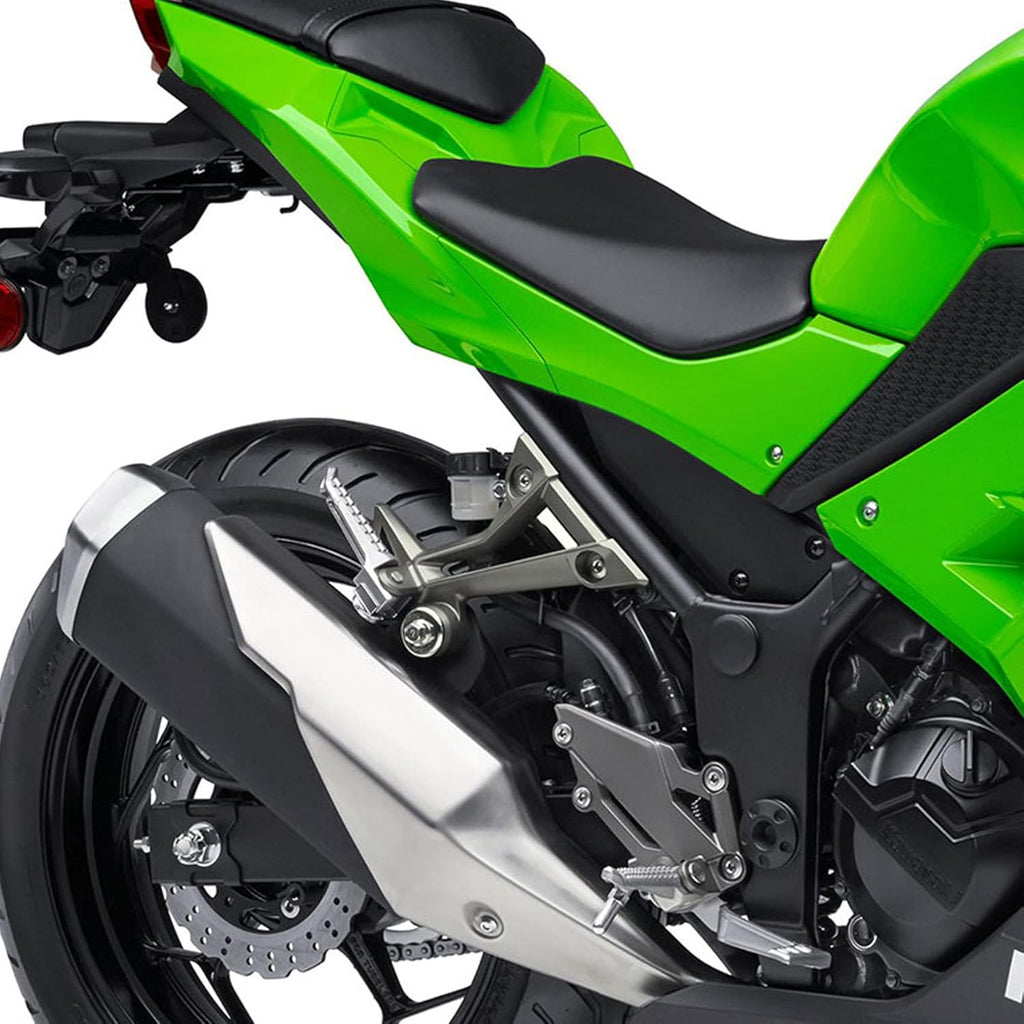 TCMT Aluminum Rear Passenger Foot Peg Bracket Fit For Kawasaki Ninja 300 2013-2017