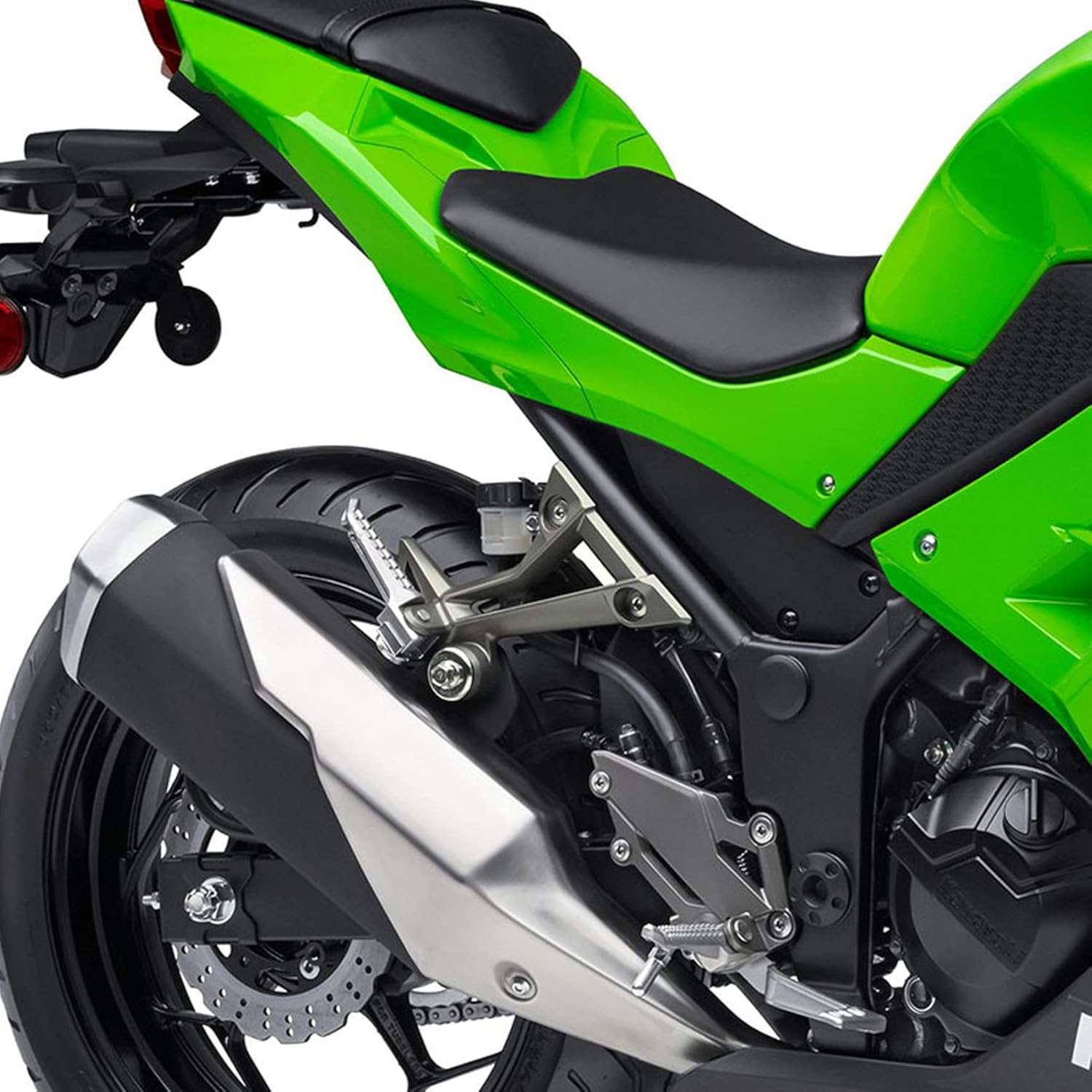 TCMT Aluminum Rear Passenger Foot Peg Bracket Fit For Kawasaki Ninja 300 2013-2017