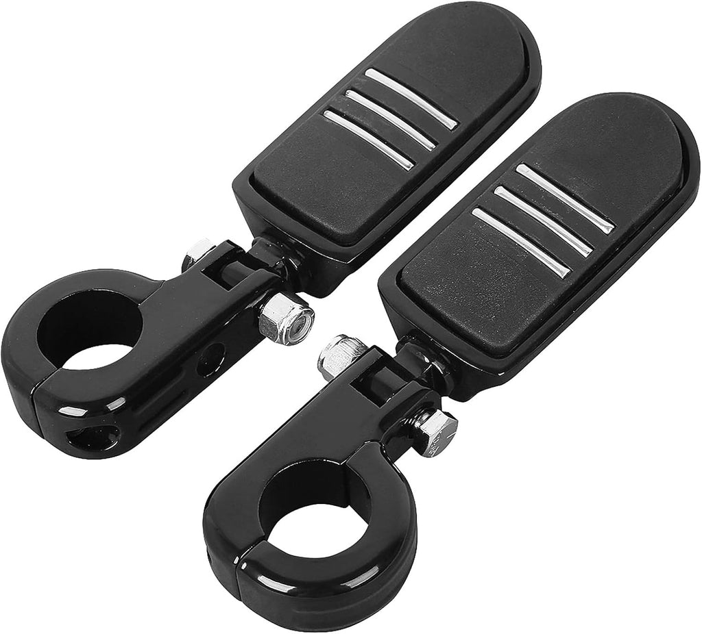 TCMT 1.25" 32mm Streamliner Highway Engine Guard Foot Pegs Mount Fit For Harley Touring Road King Street Glide Road Glide Electra Glide Softail Sportster Dyna with 1.25" Engine Guards