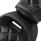 2-Up Rider and Passenger Seat Low Profile Seat Fit For Harley 2009-2023 Touring Street Glide Road King Road Glide