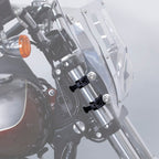 TCMT 49mm Detachable Windshield Clamps Fits For Harley Sportster XL1200X 2016-2022 Dyna Street Bob 2006-2016 Fat Bob 2008-2015 Super Glide 2006-2014 Wide Glide Low Rider V Rod VRSCA 2002-2005