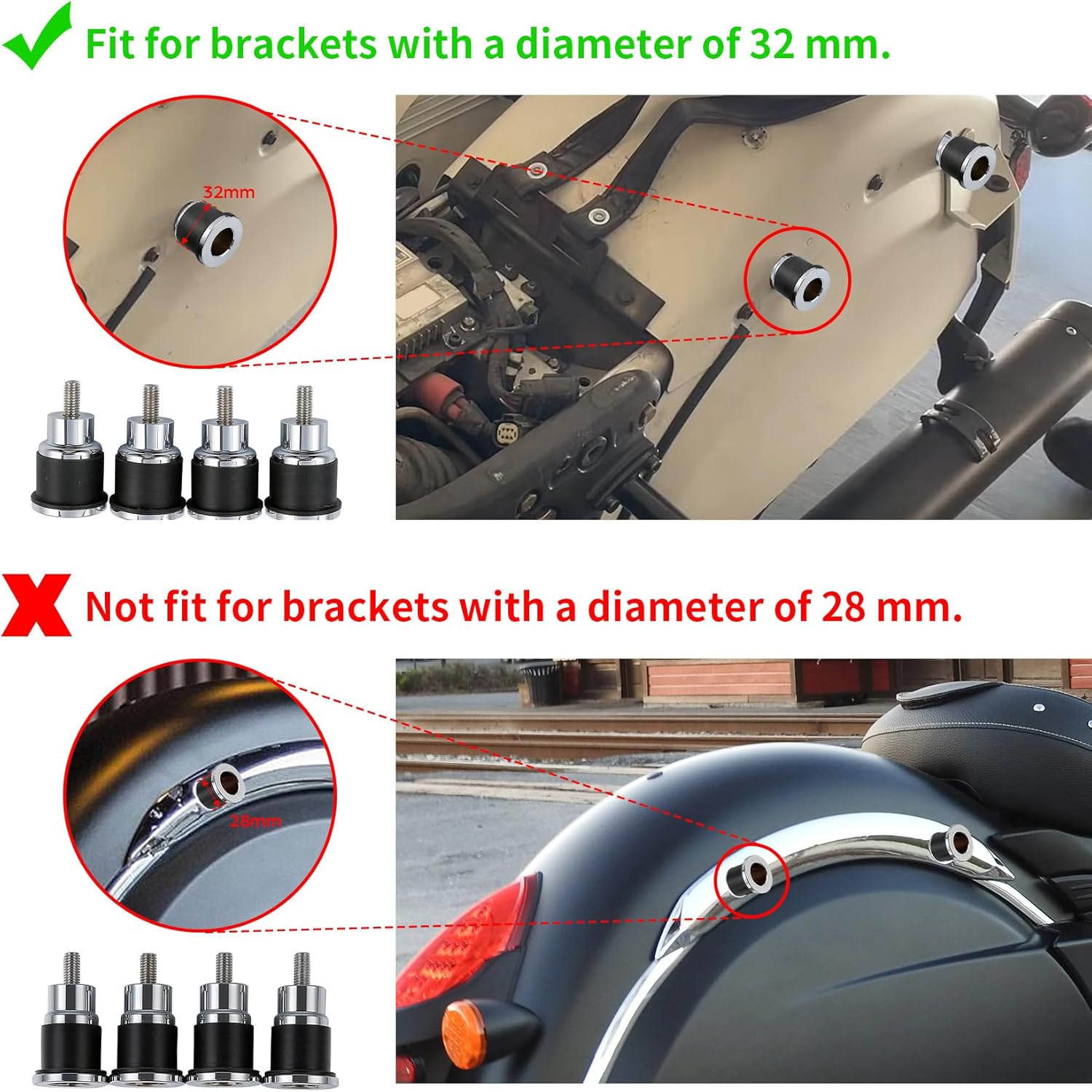 TCMT Backrest Quick Release Spool Mounting Kit Fit For 2021-2024 Indian Challenger Dark Horse 2017-2024 Roadmaster 2018-2020 Chieftain Classic