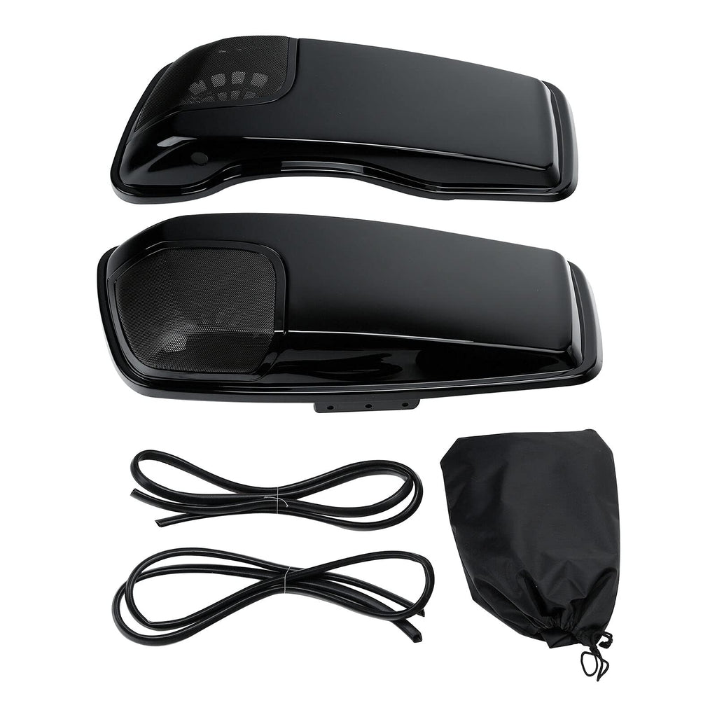 TCMT 5"x7" Saddlebag Lid Speaker Grills Fit For Harley 2014-2024 Touring Electra Road Street Glide CVO Road King Ultra Limited