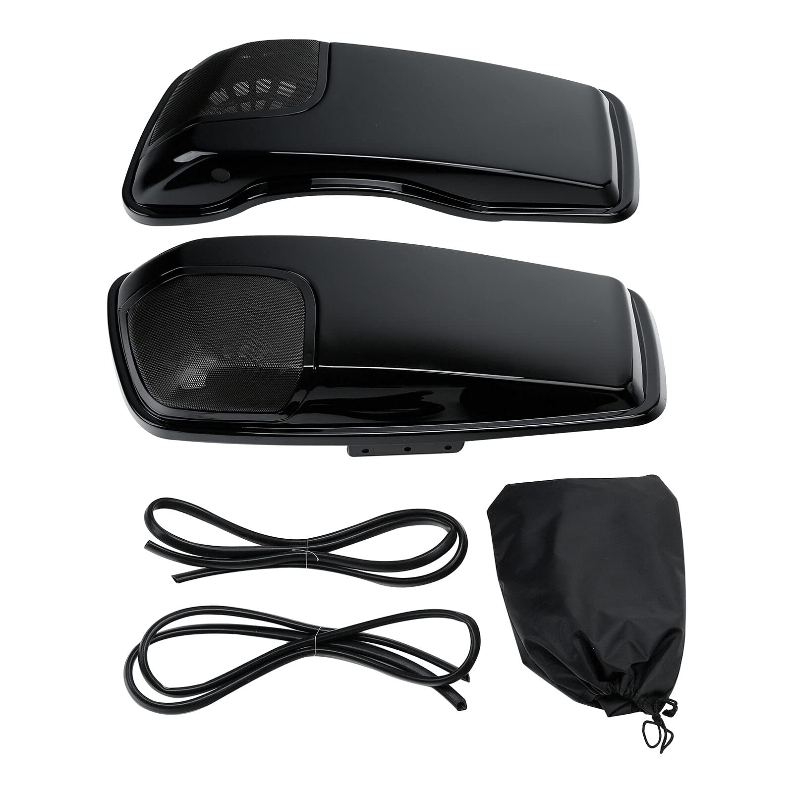 TCMT 5"x7" Saddlebag Lid Speaker Grills Fit For Harley 2014-2024 Touring Electra Road Street Glide CVO Road King Ultra Limited