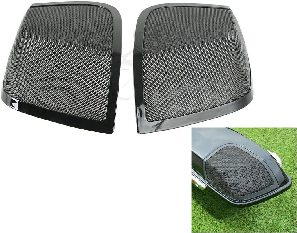 TCMT 5"x7" Saddlebag Lid Speaker Grills Fit For Harley 2014-2024 Touring Electra Road Street Glide CVO Road King Ultra Limited