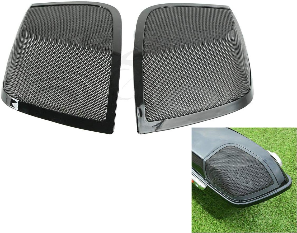 TCMT 5"x7" Saddlebag Lid Speaker Grills Fit For Harley 2014-2024 Touring Electra Road Street Glide CVO Road King Ultra Limited