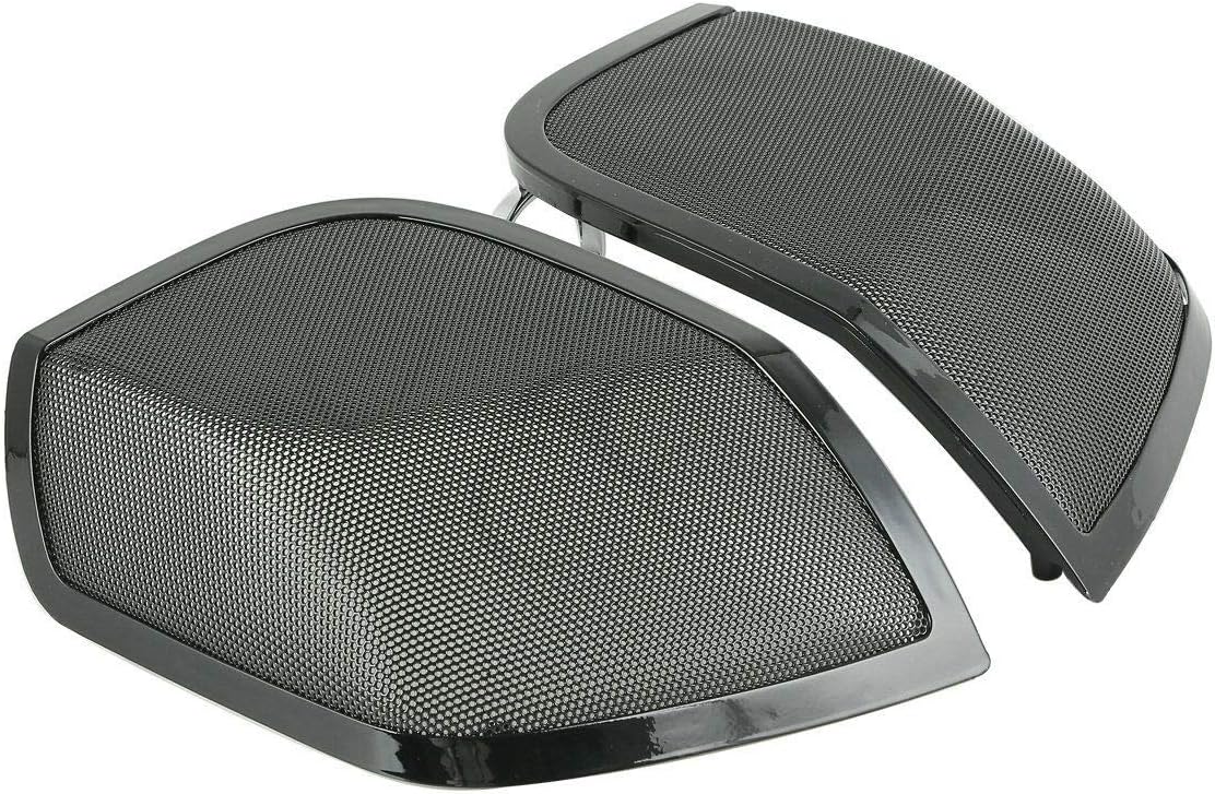 TCMT 5"x7" Saddlebag Lid Speaker Grills Fit For Harley 2014-2024 Touring Electra Road Street Glide CVO Road King Ultra Limited