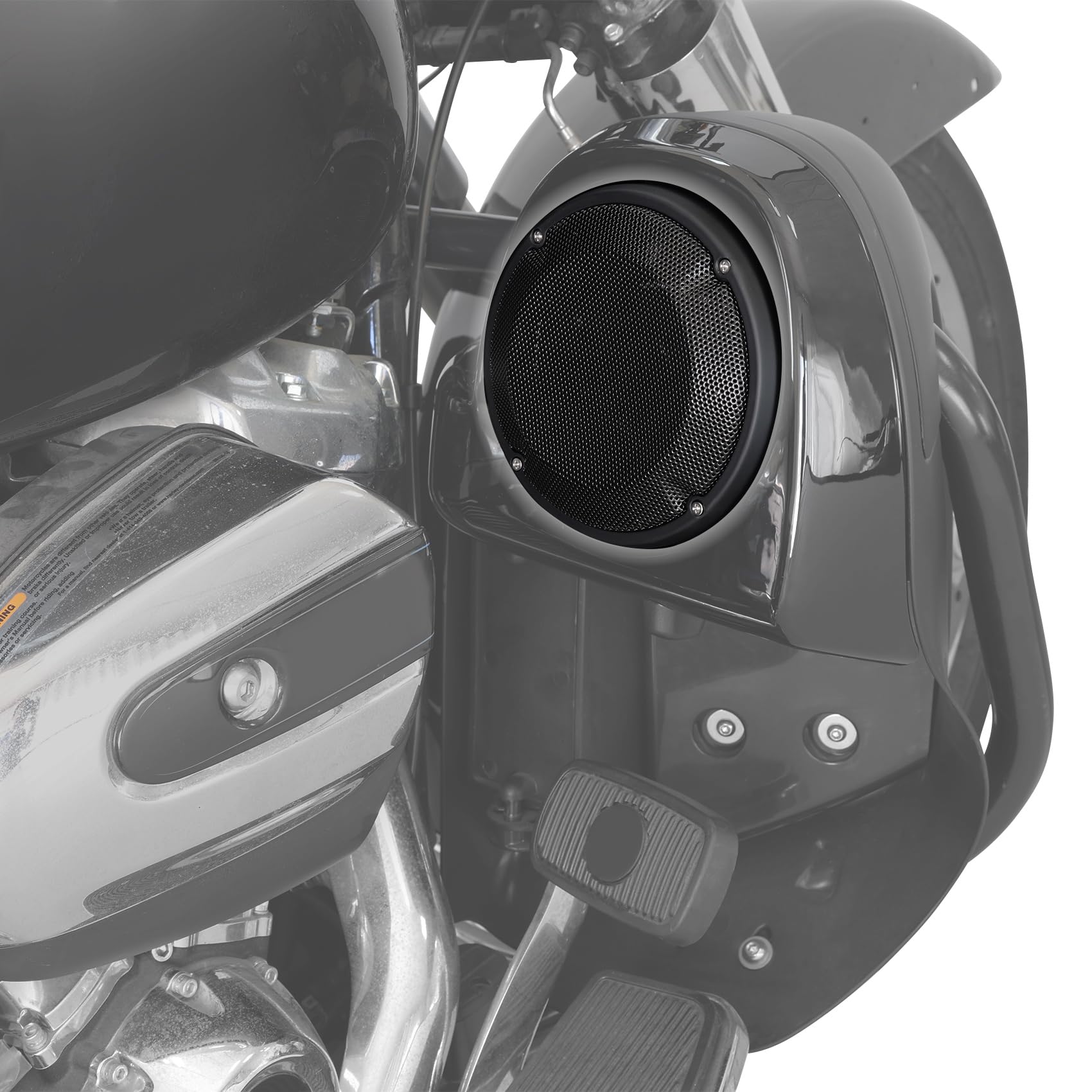 TCMT 5"x7" Saddlebag Lid Speaker Grills Fit For Harley 2014-2024 Touring Electra Road Street Glide CVO Road King Ultra Limited