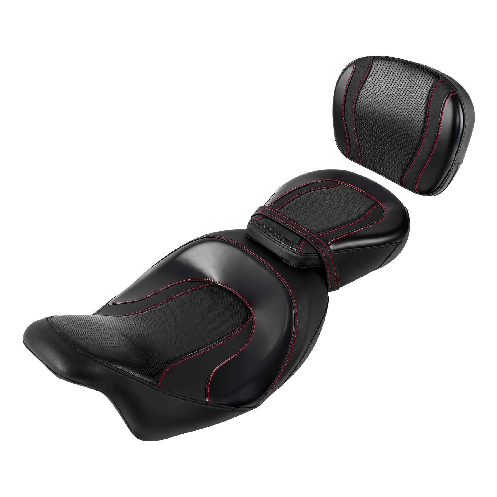 Backrest Pad Fit For Harley 2014-2023 Touring Razor Chopped Road King Road Glide Street Glide Tri Glide Ultra Limited Pack