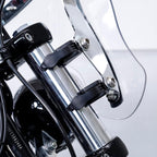 TCMT 2 Pairs 49mm Detachable Windshield Clamps Fits For Harley 2002-2010 VRSCA VRSCAW, 2004-2005 VRSCB, 2007 VRSCX, 2016-later XL1200X and 2006-later Dyna models (Black)