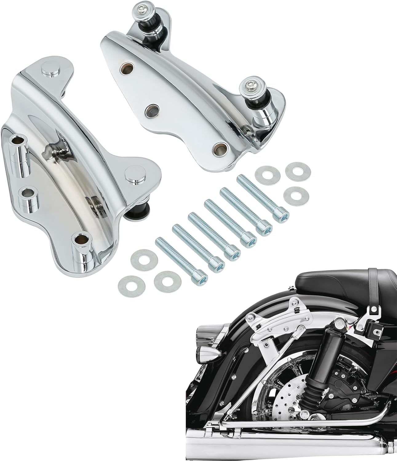 TCMT 4 Point Docking Hardware Kits Fits For Harley CVO Road King Road Glide Street Glide FLHR FLHRC FLHT FLHX FLTR 2009-2013