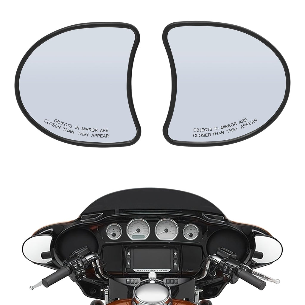 TCMT 10mm Fairing Mount Rearview Mirrors Fits For Harley Touring Electra Street Glide 1996-2013