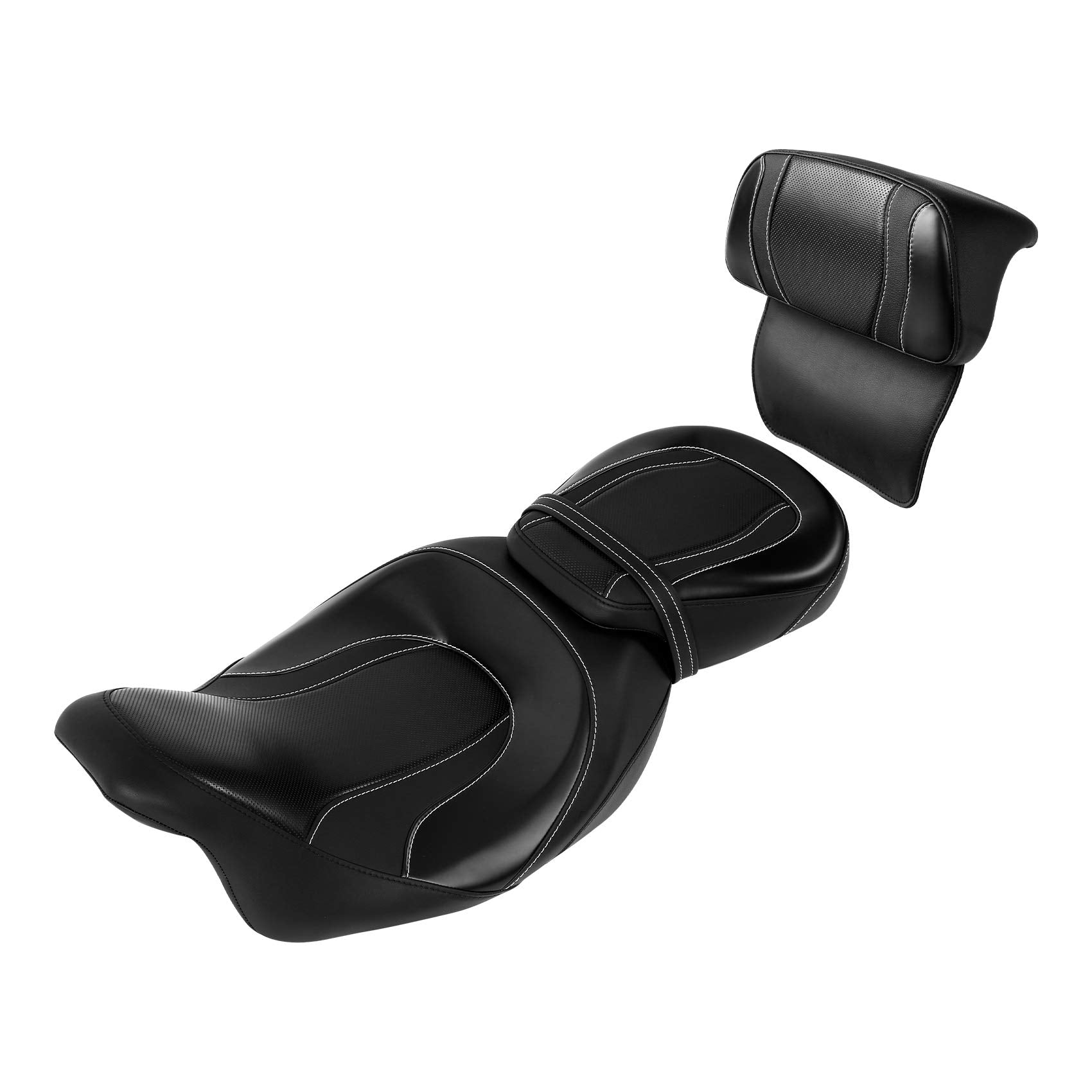 Backrest Pad Fit For Harley 2014-2023 Touring Razor Chopped Road King Road Glide Street Glide Tri Glide Ultra Limited Pack
