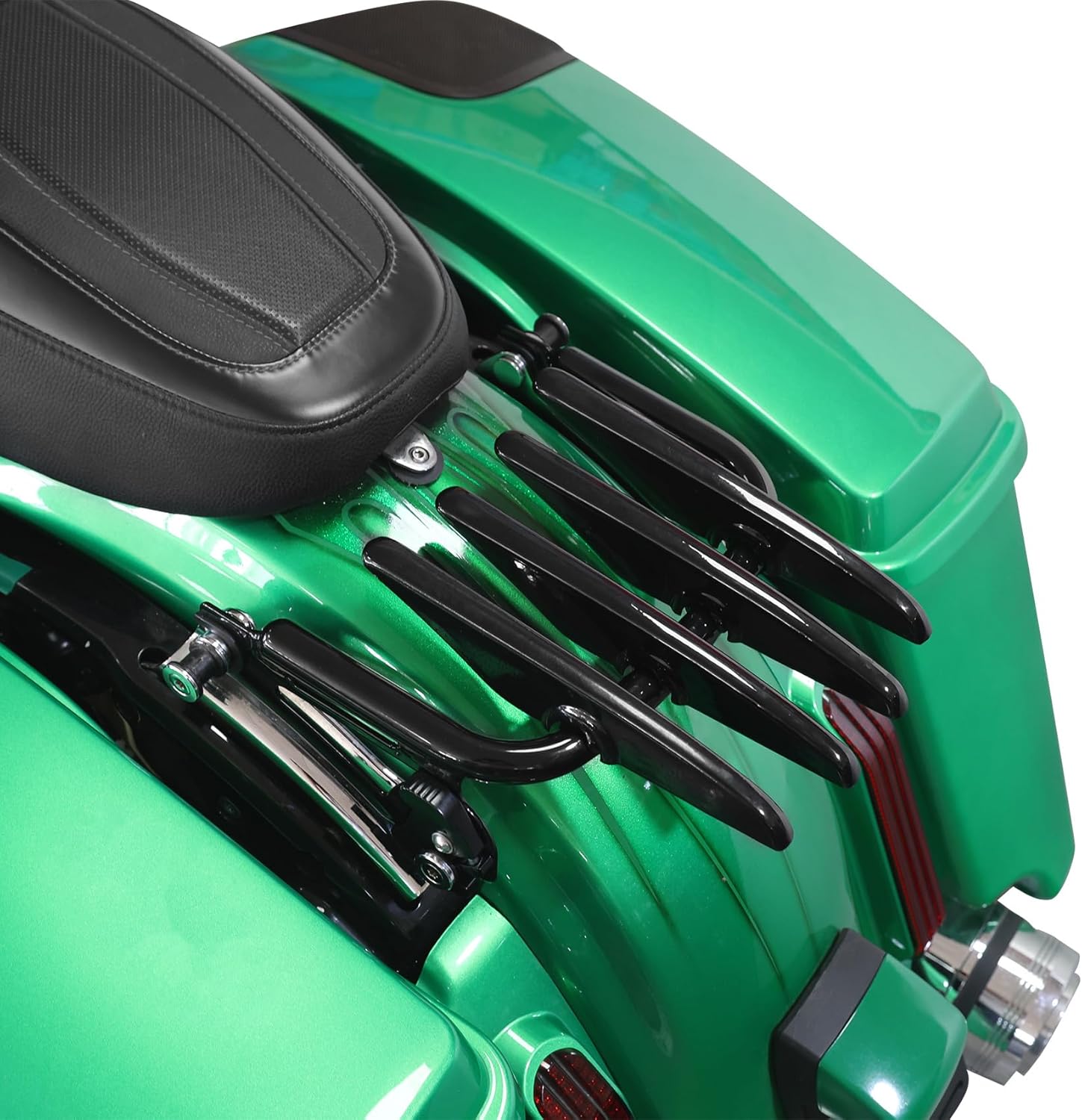 TCMT Adjustable Detachable Two-Up Luggage Rack Fit for Harley Touring Street Glide Road King Road Glide 2009-2025 Ultra Limited 2014-2018 Electra Glide 2010-2013 2020-2022