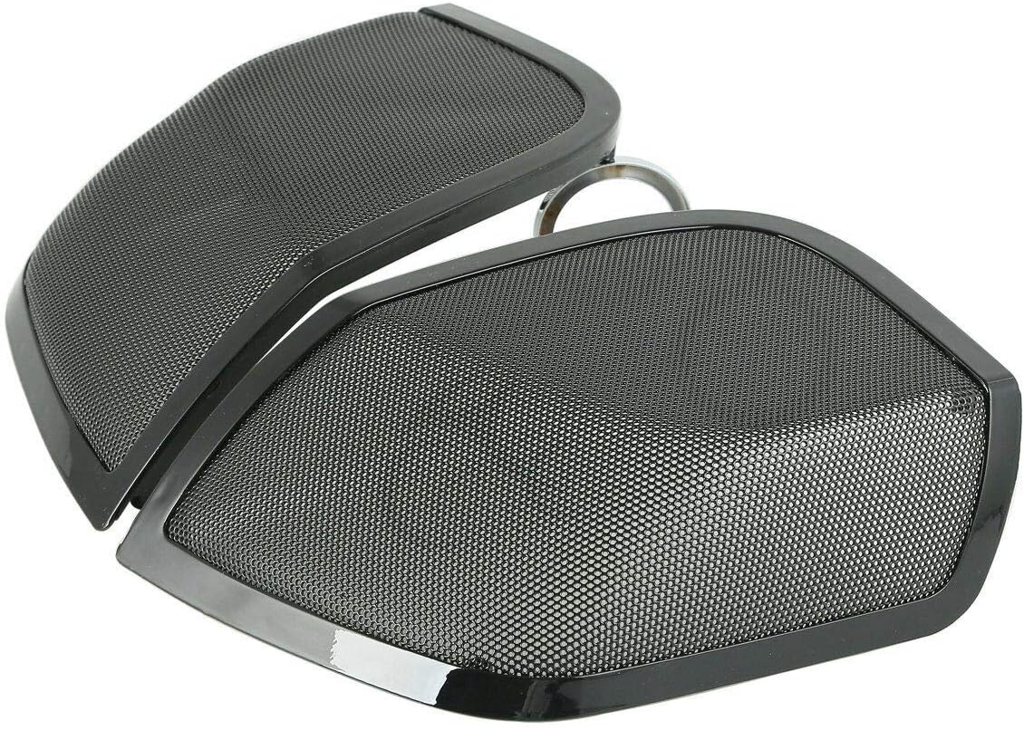 TCMT 5"x7" Saddlebag Lid Speaker Grills Fit For Harley 2014-2024 Touring Electra Road Street Glide CVO Road King Ultra Limited