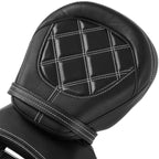 2-Up Rider and Passenger Seat Low Profile Seat Fit For Harley 2009-2023 Touring Street Glide Road King Road Glide