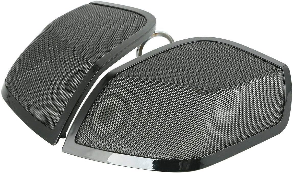 TCMT 5"x7" Saddlebag Lid Speaker Grills Fit For Harley 2014-2024 Touring Electra Road Street Glide CVO Road King Ultra Limited