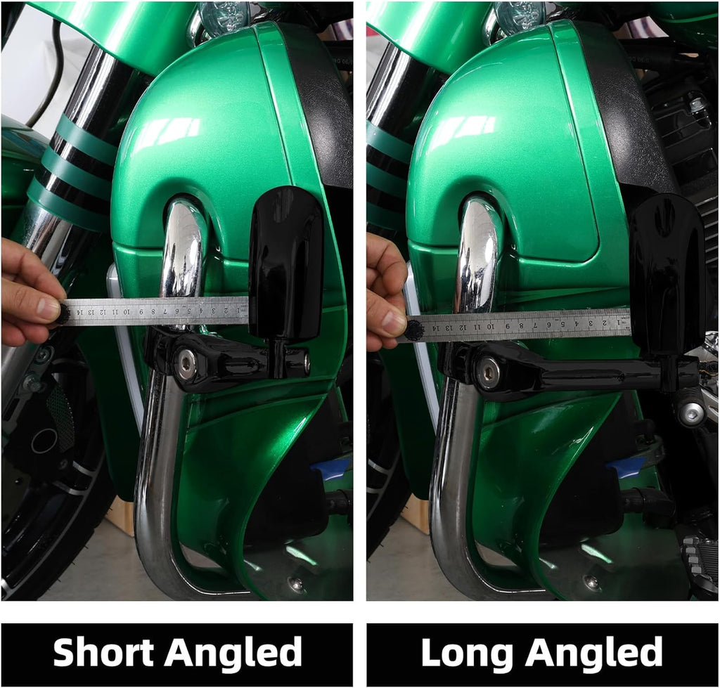 TCMT 32mm 1 1/4" Highway Engine Guard Bar Highway Footpegs Mount Kit Fits For Harley Touring Road King Street Glide Road Glide Electra Glide Softail Sportster Dyna with 1-1/4" Engine Guards