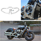 TCMT Engine Guard Highway Crash Bar Fits For Indian 2016-2024 Scout Sixty 2015-2024 Scout 2018-2024 Scout Bobber 2018-2020 Scout Bobber ABS 2022-2024 Scout Rogue 2020-2024 Scout Bobber Sixty