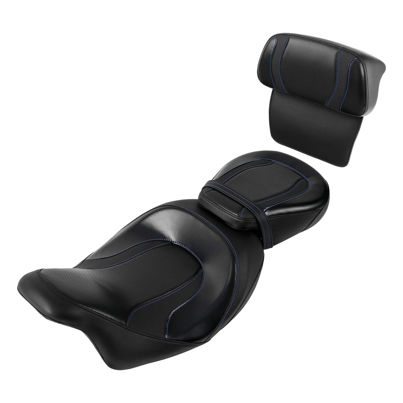 Backrest Pad Fit For Harley 2014-2023 Touring Razor Chopped Road King Road Glide Street Glide Tri Glide Ultra Limited Pack