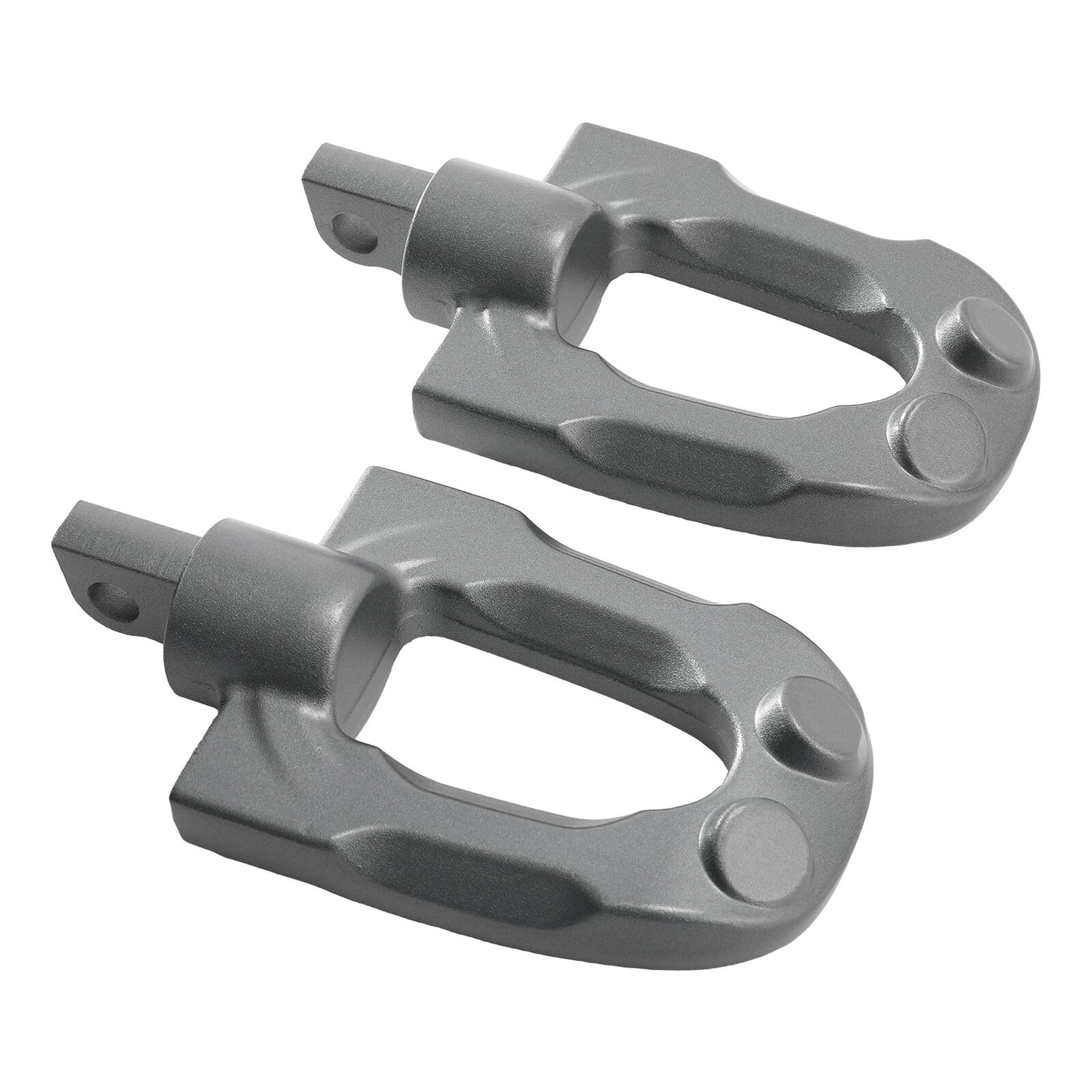 TCMT 10mm Highway Foot Pegs Footrest Chrome Fits For Harley Davidson Touring Softail Dyna