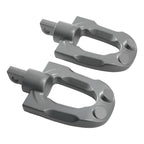 TCMT 10mm High Way Foot Pegs Rests Mount Fits For Harley Davidson Touring Sportster Dyna