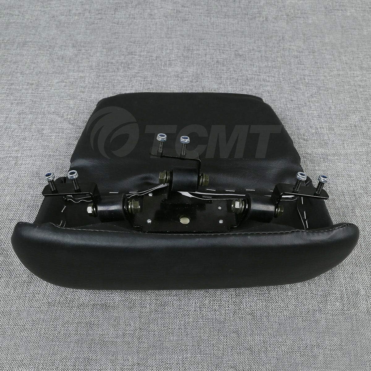 TCMT 5.5" Razor Motorcycle Trunk Backrest Pad Mount Rack Docking Hardware Fit for Harley Touring 1997-2008 Touring Road King Electra Glide Road Glide Pack