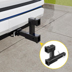 TCMT Double Hitch Receiver 2 Inch Trailer Dual Hitch Extension Riser Hitch Adapter 4000LB Universal