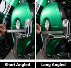 TCMT 32mm 1 1/4" Highway Engine Guard Bar Kit - Fits Harley Touring Road King, Street Glide, Electra Glide, Softail, Sportster, Dyna with 1-1/4" Engine Guards