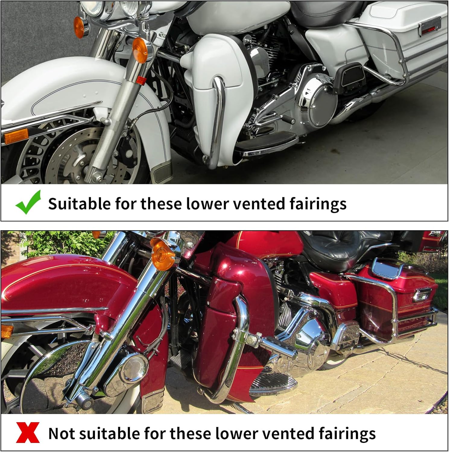 TCMT ABS Lower Fairing Locking Glovebox Doors Fits For Harley Davidson Touring Road King Electra Street Road Glide 2005-2013