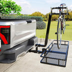 TCMT Double Hitch Receiver 2 Inch Trailer Dual Hitch Extension Riser Hitch Adapter 4000LB Universal